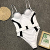 Image of Swim suit Women One Piece Swimsuit 2019 Monokini Push up Padded Animal Print Bodysuit Underwire Women's Swimwear Bathing suit