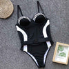 Image of Swim suit Women One Piece Swimsuit 2019 Monokini Push up Padded Animal Print Bodysuit Underwire Women's Swimwear Bathing suit