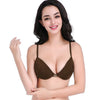 Image of Swimsuit 2019 Sexy Swimwear Bikini Top Strap Black Brown For Women Bath Beach Wear Push Up Underwire Bra Cups Swim Bathing Suit