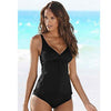 Image of Swimsuit 2020 Two Piece Tankini Swimsuits Women Swimwear Vintage Plus Size Swimwear Women Padded Bathing suit Bikini set XXXL