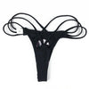 Image of Swimsuit Briefs Women T-back Trunks Swim Bottom Panties Tanga Swimwear Bandage Thong Shorts Bikini Brazilian Underwear G-string
