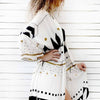 Image of Swimsuit Cover Up 2019 Women Pareo Beach Dress Wears Print Loose Long Dress Beach Cardigan Bathing Suit Beach Cover Ups