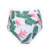 Image of Swimsuit Female Separate Bottom Bikinis 2019 Mujer Ruffle Bikini Tops High Waist Swim Bottoms Panties Women Swimwear Print Pants