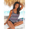 Image of Swimwear 2019 Sexy Swimsuit Women Plus Size Tankini Sets Swim Vintage Beach Wear Bathing Suits Female Bandage Monokini Swim Suit