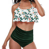 Image of Swimwear Women Bikini 2019 Mujer High Waist Swimsuits Ruffles Bikinis Swimming Suit For Womens Push Up Bathing Suits Biquini
