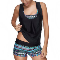 Tankini Two Piece Swimsuit Female Bikinis Women 2018 Swimwear Women Plus Size Push Up Bathing Suit Maio Beach Mayo Bathers