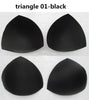 Image of Triangle Swimwear Bra Cups 10pcs=5pair Woman Genie Bra Ahh Bra Accessories Replacement Swimsuit Padding Inserts Foam Bra Pads