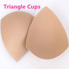Image of Triangle Swimwear Bra Cups 10pcs=5pair Woman Genie Bra Ahh Bra Accessories Replacement Swimsuit Padding Inserts Foam Bra Pads