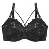 Image of Ultra Thin Lace Fly Bra Female Brassiere Lingerie Plus Size C D Cup Push Up Seamless Comfortable Full Coverage Unlined Bra 2019