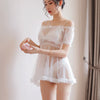 Image of VATINE Lace Underwear Hot Erotic Sexy Costumes Women Porno Sleepwear Ultra-thin Sex Clothes Transparent Dress Sexy Lingerie
