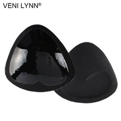 VENI LYNN Silicone Self-adhesive Triangle Sponge Removable Bra Pads Women Push Up Inserts  Enhancers for Swimwear and Bikini