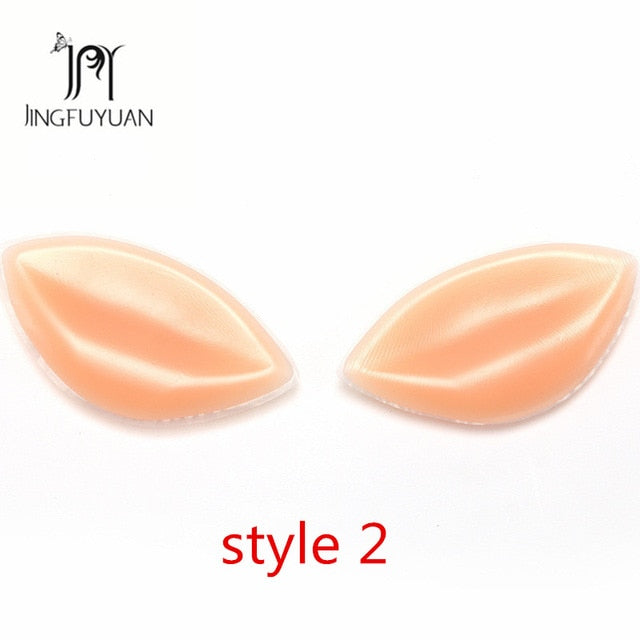 Various Type Silicone Bra Pads Women Magic Push Up Swimsuit Bra Insert Pads Reusable Silicone Bikini Bra Enhancers Pads Inserts