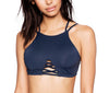 Image of Vikionfly 10Color Bikini Top High Neck Swimwear Tops Women 2019 Cut Out Padded Swimsuit Swimming Bra Back Cross Bathing Suit