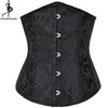 Image of Wholesale Dropshipping Corset Underbust Waisttrainer Gothic Boned Chest Binder Gorset Sexy Femme Floral Plus Size Korsett Women