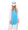 Image of Women Animal Pajamas Flannel Sleep Lounge Adults Sleepwear Cute Unicorn Lemur Tiger Stitch Cartoon Onesies Pyjama Sets