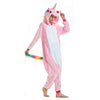 Image of Women Animal Pajamas Flannel Sleep Lounge Adults Sleepwear Cute Unicorn Lemur Tiger Stitch Cartoon Onesies Pyjama Sets