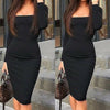 Image of Women Bodycon Dress Sexy Slim Fit Xmas Halloween Christmas Party Dresses Sundress Sexy OL Clothes Office Lady Elegant Dress