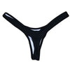 Image of Women Brazilian Print Bikini Bottom Thong Bathing Beach Swimsuit Swimwear Skinny Solid Polyester Sexy Causal Women's Bikini A7