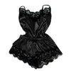 Image of Women Clothes Healthy Fashion Simple Home Wear Sets Sexy Lace Sleepwear Lingerie Babydoll Nightwear Satin Cami Top femme 2019