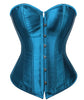 Image of Women Corset Sexy Slim Burlesque Satin Body Shaper Strapless Overbust Plus Size Corset and Bustier