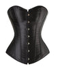 Image of Women Corset Sexy Slim Burlesque Satin Body Shaper Strapless Overbust Plus Size Corset and Bustier