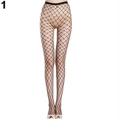Women Fishnet Stockings Hollow Sexy Pantyhose Design Thin Slim Fishnet Women Tights Stocking Elastic Panty