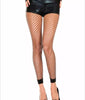 Image of Women Footless Tights Black Fishnet Floral Pantyhose Size UK 8-14