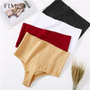 Image of Women High Waist Shaper Sexy Thong Autumn Breathable Body Shapers Slimming Underpants Tummy Underwear Soft Shaping Panties M-2XL