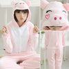 Image of Women Kigurumi Unicorn Pajamas Sets Flannel Cute Animal Pajamas kits Women Winter unicornio Nightie Pyjamas Sleepwear Homewear