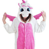 Image of Women Kigurumi Unicorn Pajamas Sets Flannel Cute Animal Pajamas kits Women Winter unicornio Nightie Pyjamas Sleepwear Homewear