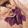 Image of Women Nightgown Hot Nightwear Sexy Lingerie Lace Slits Nightdress V-neck Nightie Vintage Sleepwear Female Pijama embroidery