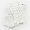Image of Women Pajamas v-neck Sleepwear sexy set Pijama Silk nightwear Lace homewear Strap Sleep Lounge Pyjama