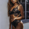 Image of Women Sexy Lace Bra+Brief Sets New Summer Lace Lingerie Nightwear Babydoll High Waist Underwear Bra Set Hot