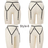 Image of Women Sexy Leg Harness Garter Belt Elastic Cage Hollow Leg Gothic Suspender Strap Underwear Leg Strap Garte