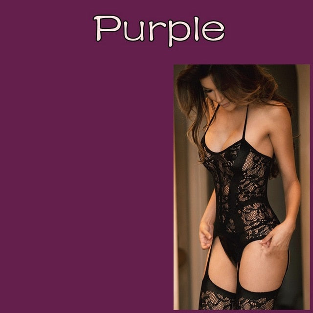 Women Sexy Lingerie Plus Size Hot Erotic Underwear Babydoll Fishnet Sleepwear Sex Costumes Lenceria Erotica Mujer Sexi