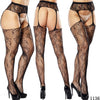 Image of Women Sexy Lingerie Stockings Garter Belt Fishnet Tights Transparent Pantyhose  Thigh High  Cheap Embroidery Stockings