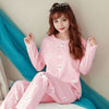 Image of Women pajamas Set Winter pajamas for women New sleepwear Cartoon pijamas Printed pyjamas women Long Sleeve Cute pijama mujer