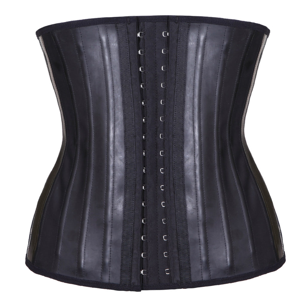 Women's 25 Steel Boned Latex Waist Train Corset Underbust Corsets and Bustiers Body Shaper PlusSize 5XL Harness Bustier Corselet