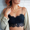 Image of Women's Sleeveless Lace Vest Crochet Tank Tops Blouse Bralette Bra Cami Crop Top