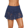 Image of Women's Swimwear bottoms Lace Crochet Skirted Bikini Bottom Swimsuit Sexy Fashion Short Skort Swim Skirt 2019 New #Y1