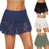 Image of Women's Swimwear bottoms Lace Crochet Skirted Bikini Bottom Swimsuit Sexy Fashion Short Skort Swim Skirt 2019 New #Y1