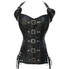 Image of X New Steampunk Steel Boned Lace up Back Sexy Body Bustier Overbust Corset Women Waist Cincher Corsets Black Plus Size S-6XL