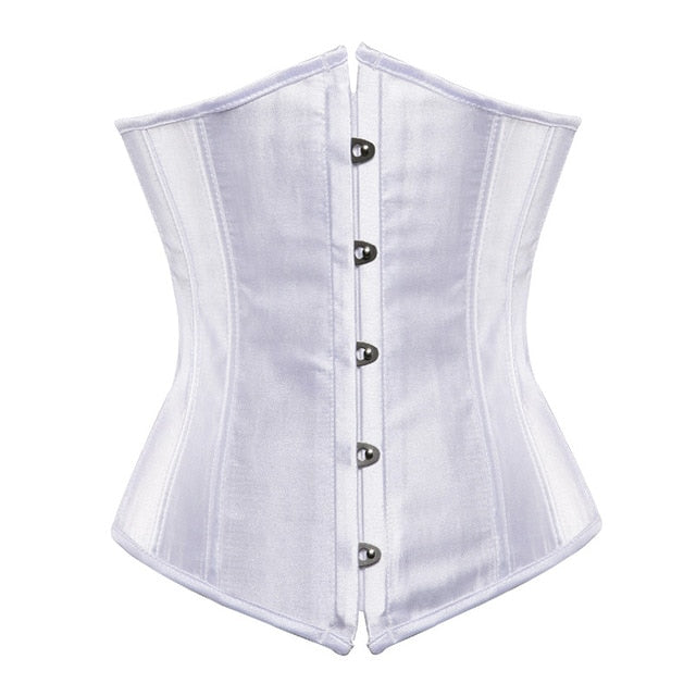 corset underbust plus size sexy bodyshaper costumes bustiers corsets cincher ladies burlesque corselet red black blue pink brown