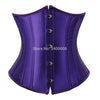 Image of corset underbust plus size sexy bodyshaper costumes bustiers corsets cincher ladies burlesque corselet red black blue pink brown