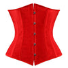 Image of corset underbust plus size sexy bodyshaper costumes bustiers corsets cincher ladies burlesque corselet red black blue pink brown