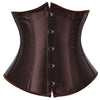 Image of corset underbust plus size sexy bodyshaper costumes bustiers corsets cincher ladies burlesque corselet red black blue pink brown