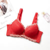 Image of fashion thick cup sexy beauty push up bras lace back closure bralette lingerie bra for women Brassiere