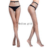 Image of female fashion Mesh black simple Hollow out sexy pantyhose women tights stocking slim fishnet stockings club party hosiery