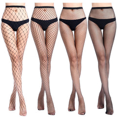 female fashion Mesh black simple Hollow out sexy pantyhose women tights stocking slim fishnet stockings club party hosiery