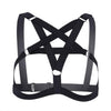 Image of iiniim Women Sexy Bondage Criss Cross Exotic Lingerie Cupless Open Bra Top Hollow Out See Through Cage Upper Body Chest Harness